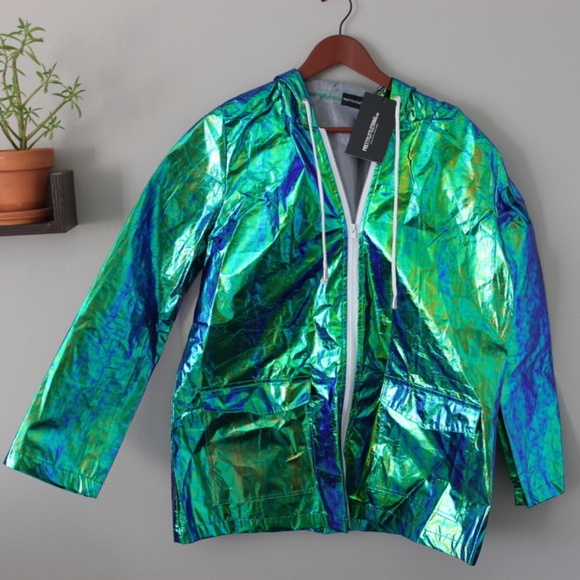 PrettyLittleThing Jackets & Blazers - Metallic Rain Coat!